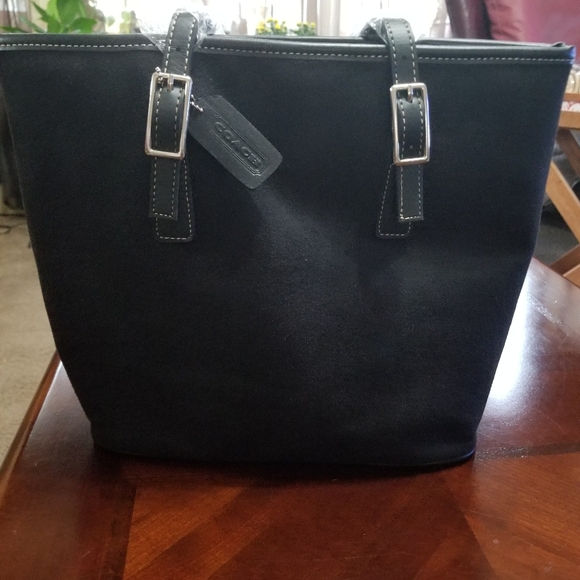 Coach Suede Leather NEW - Picture 6 of 14